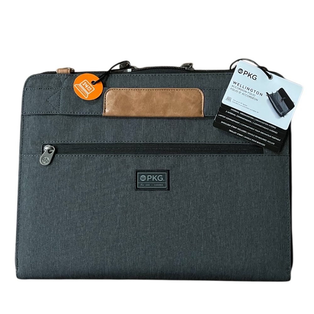 NWT PKG Wellington Accordion Folio - fits 14” laptop or tablet